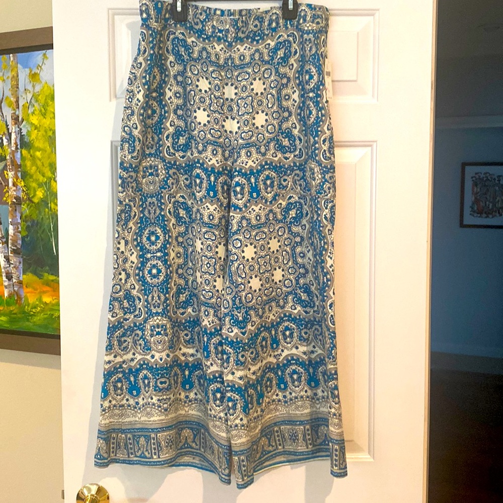 Feather Bone wide leg palazzo pants